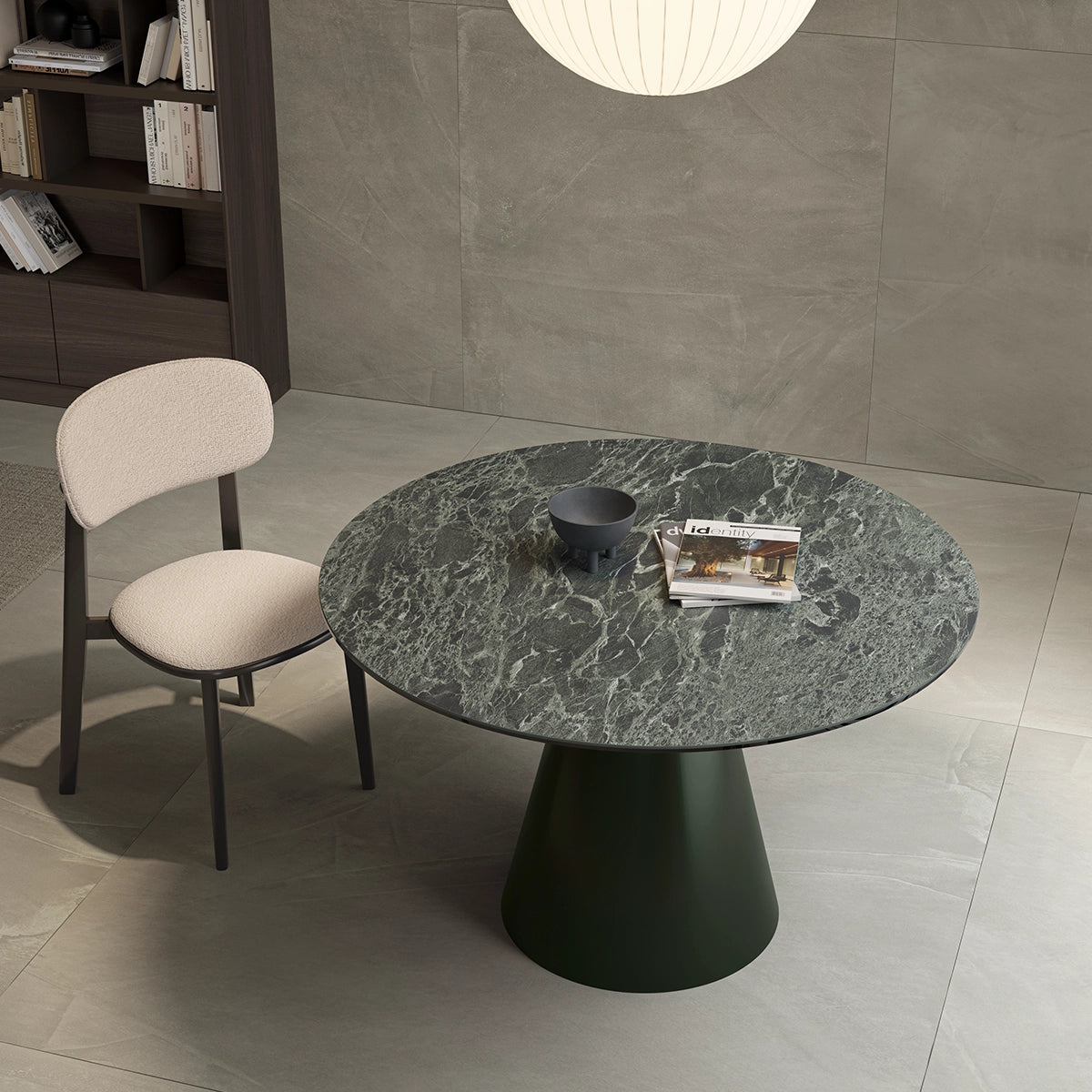 Masa Dining Verde Agate – Blat Ceramic 12 mm