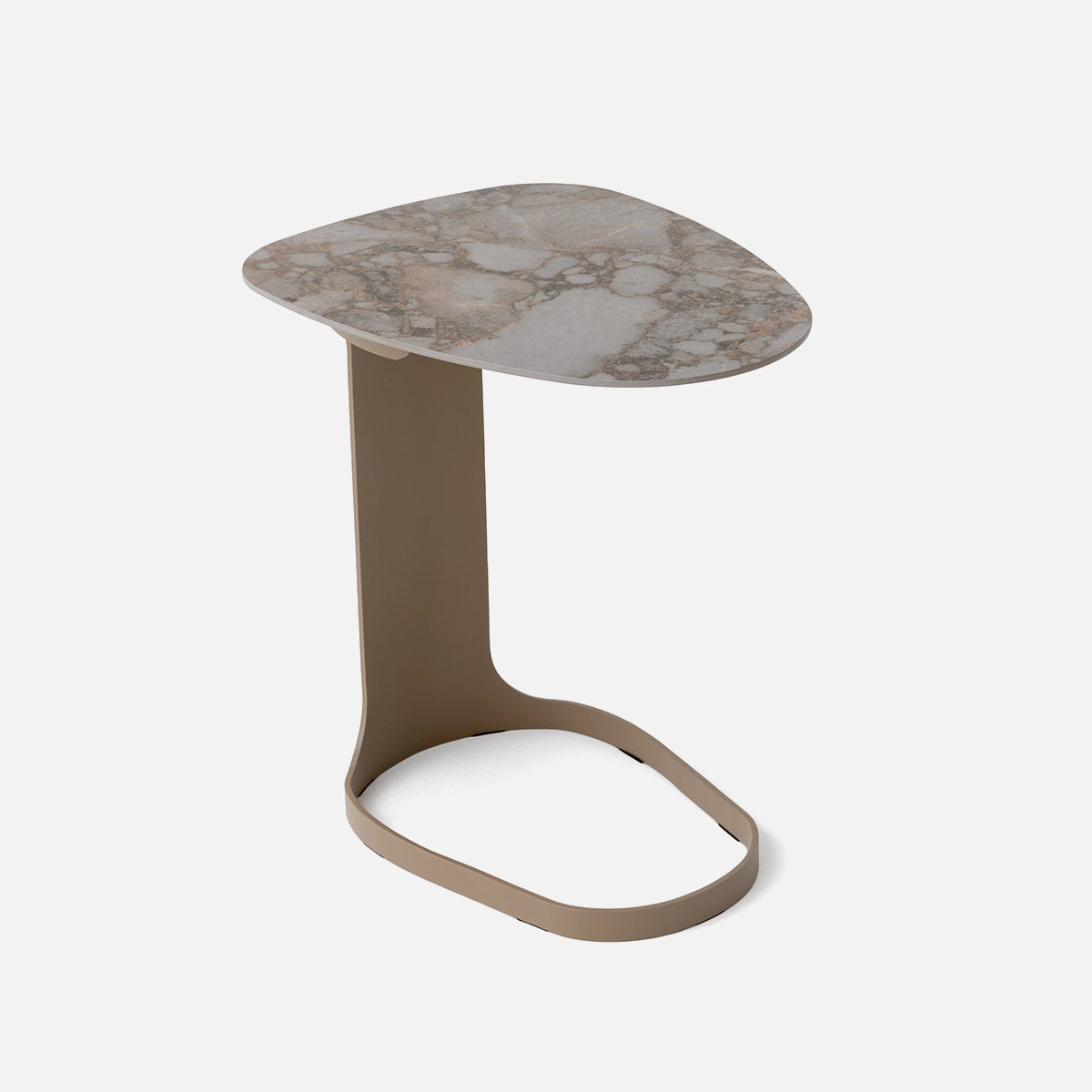 Masuta Cafea si Laterala Element – Blat Ceramic 12 mm si Picioare Metalice