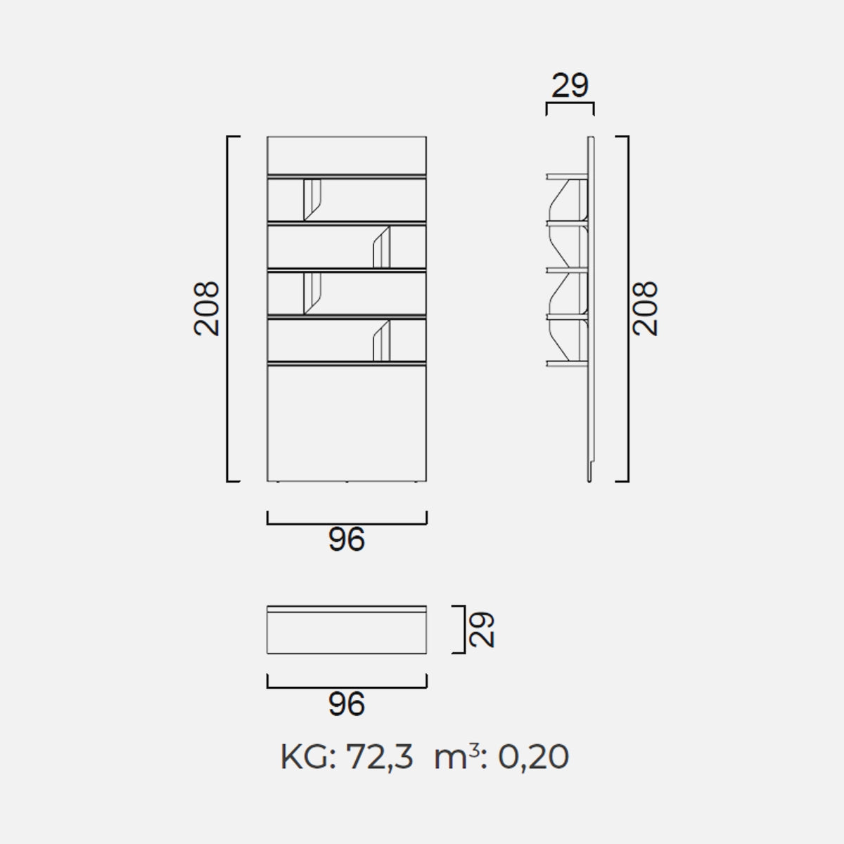 Raft Madlen – Raft Suspendat Modern pentru Living