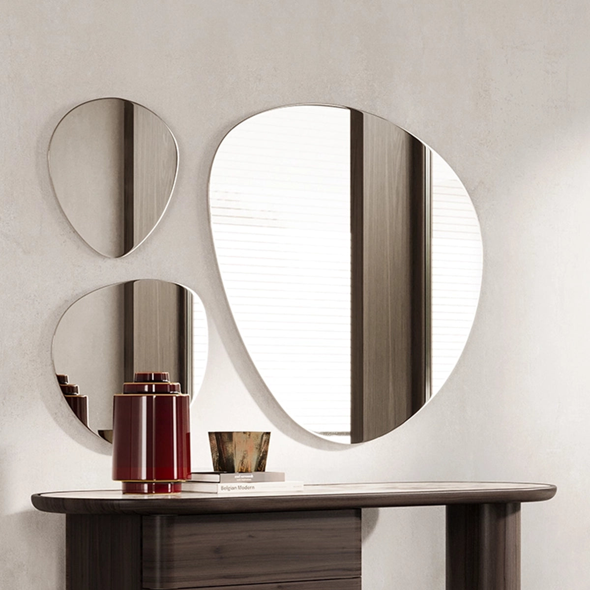 Oglinda Drop – Set Oglinzi Forma Organica 4 mm