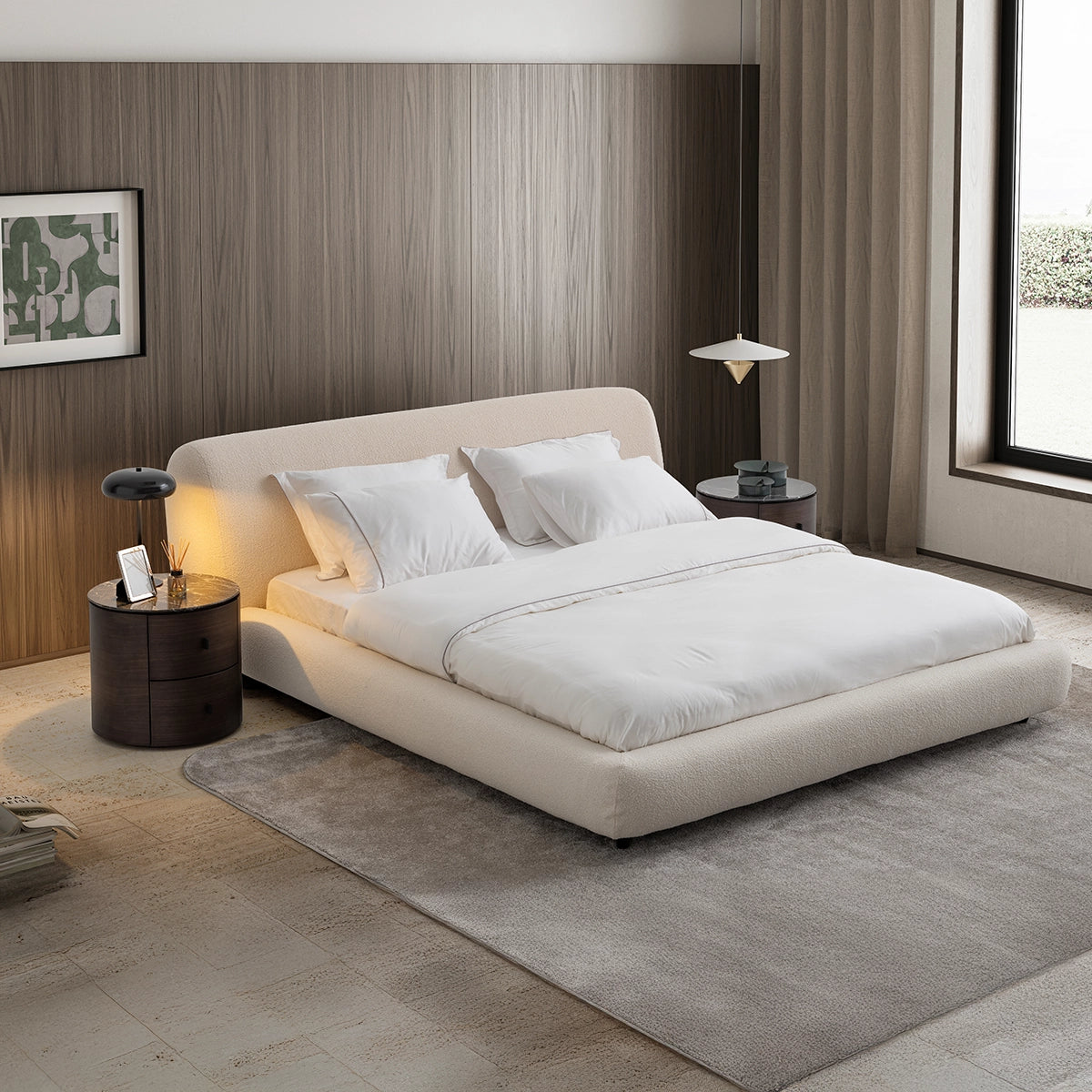 Pat Bon Bon – pat tapițat elegant și confortabil