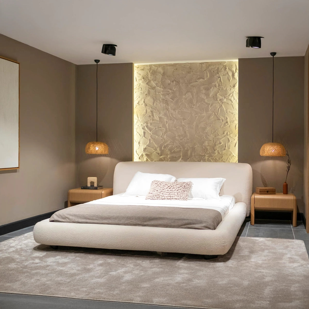 Pat Bon Bon – pat tapițat elegant și confortabil