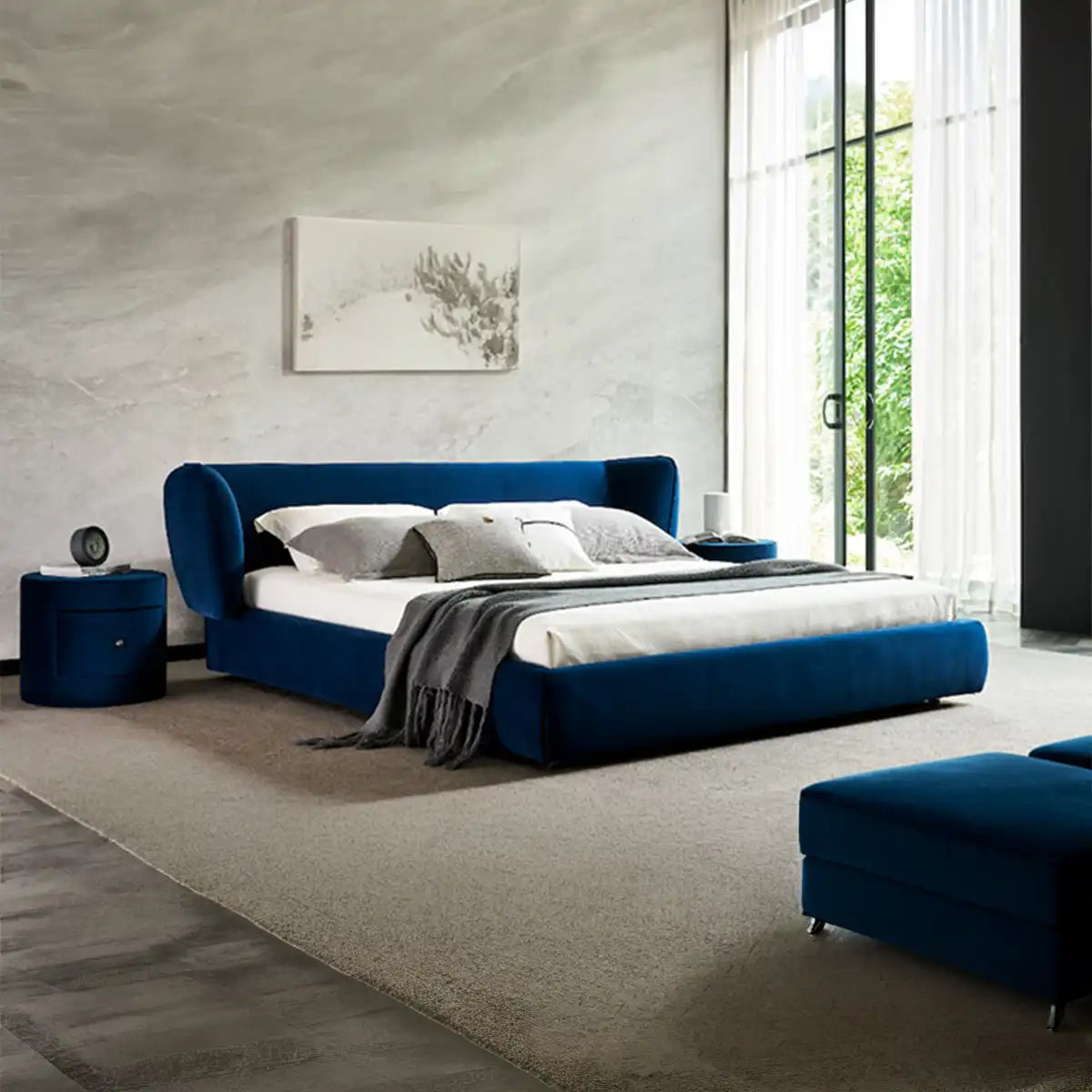 Letto di lusso minimalista JAD
