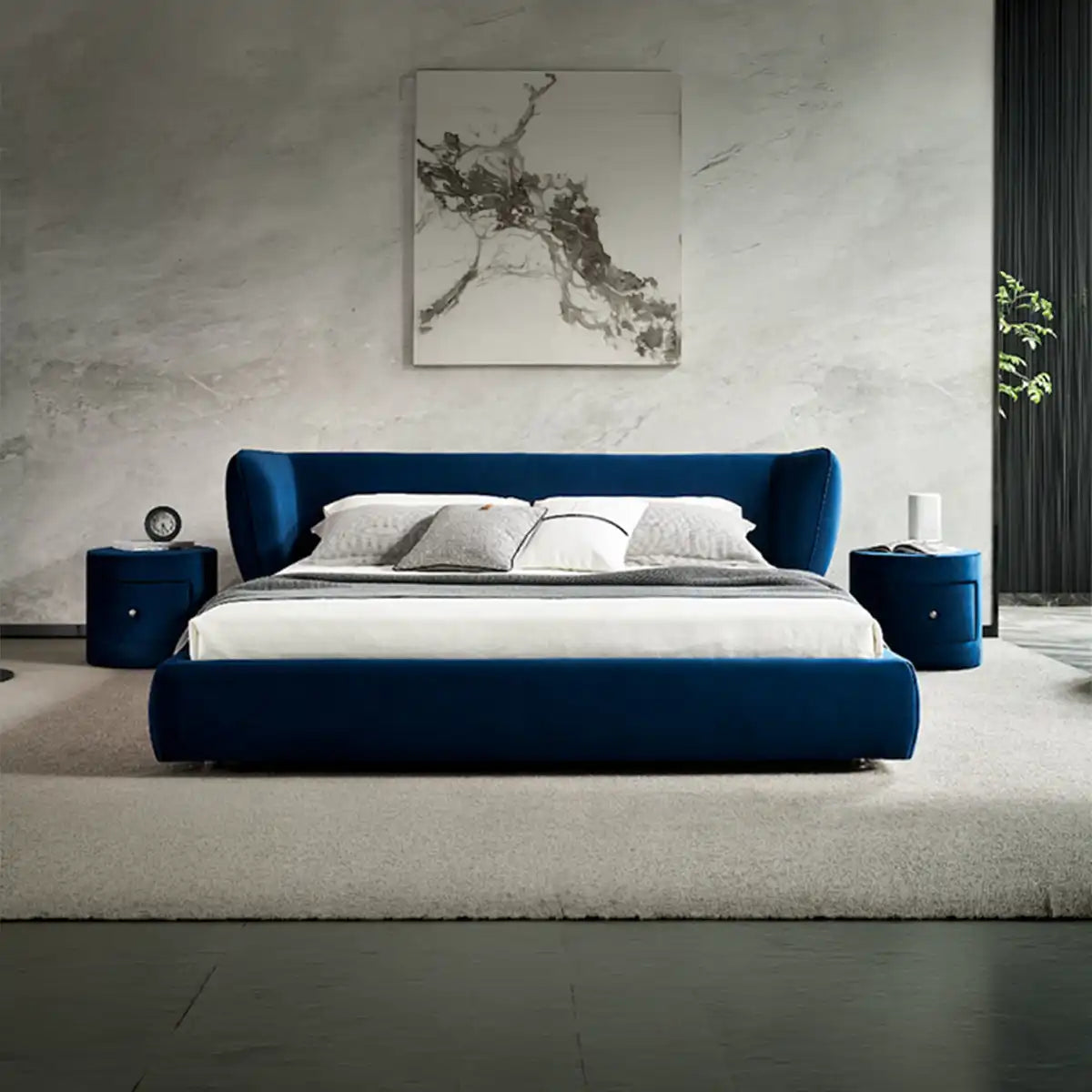 Letto di lusso minimalista JAD