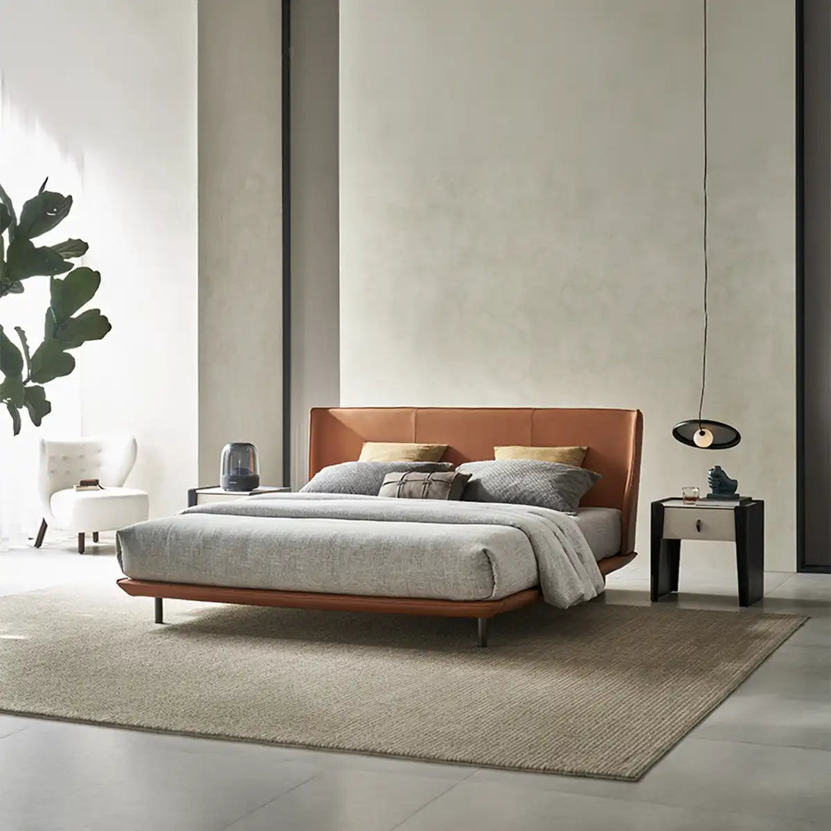 LETTO FERRETTI - Linee pulite e finiture di pregio