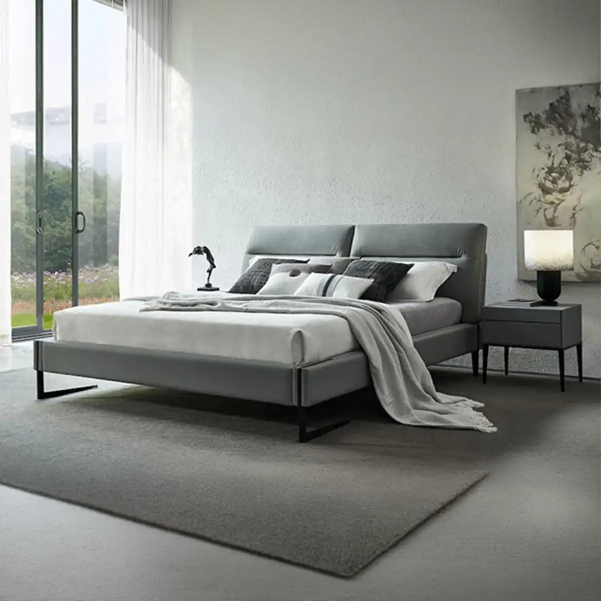 JARED BED - Comfort assoluto e texture d'élite