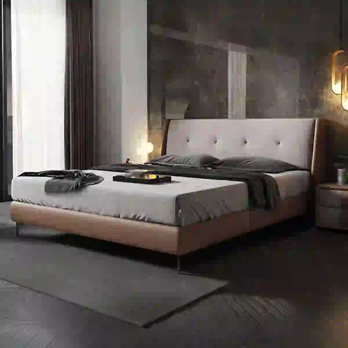 Letto Manila - Design minimalista e raffinato