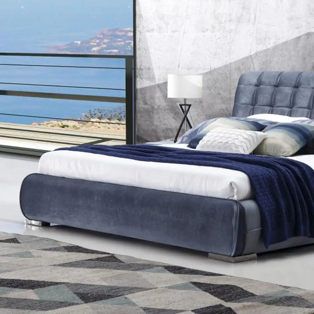 LETTO GRANDE - Design moderno e imbottito