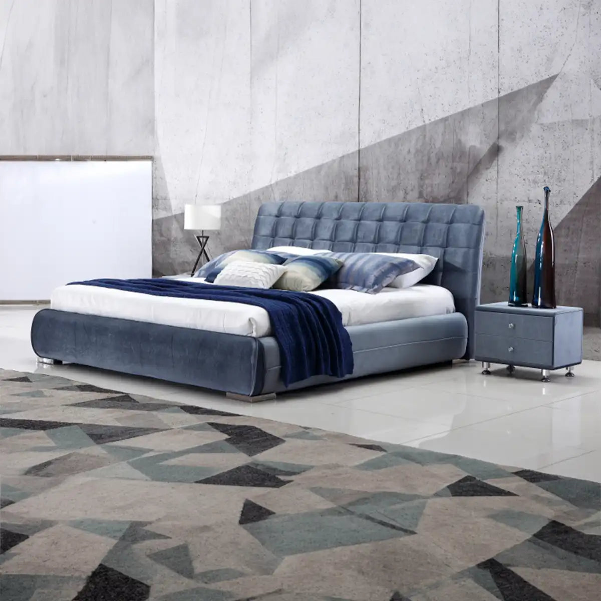 LETTO GRANDE - Design moderno e imbottito