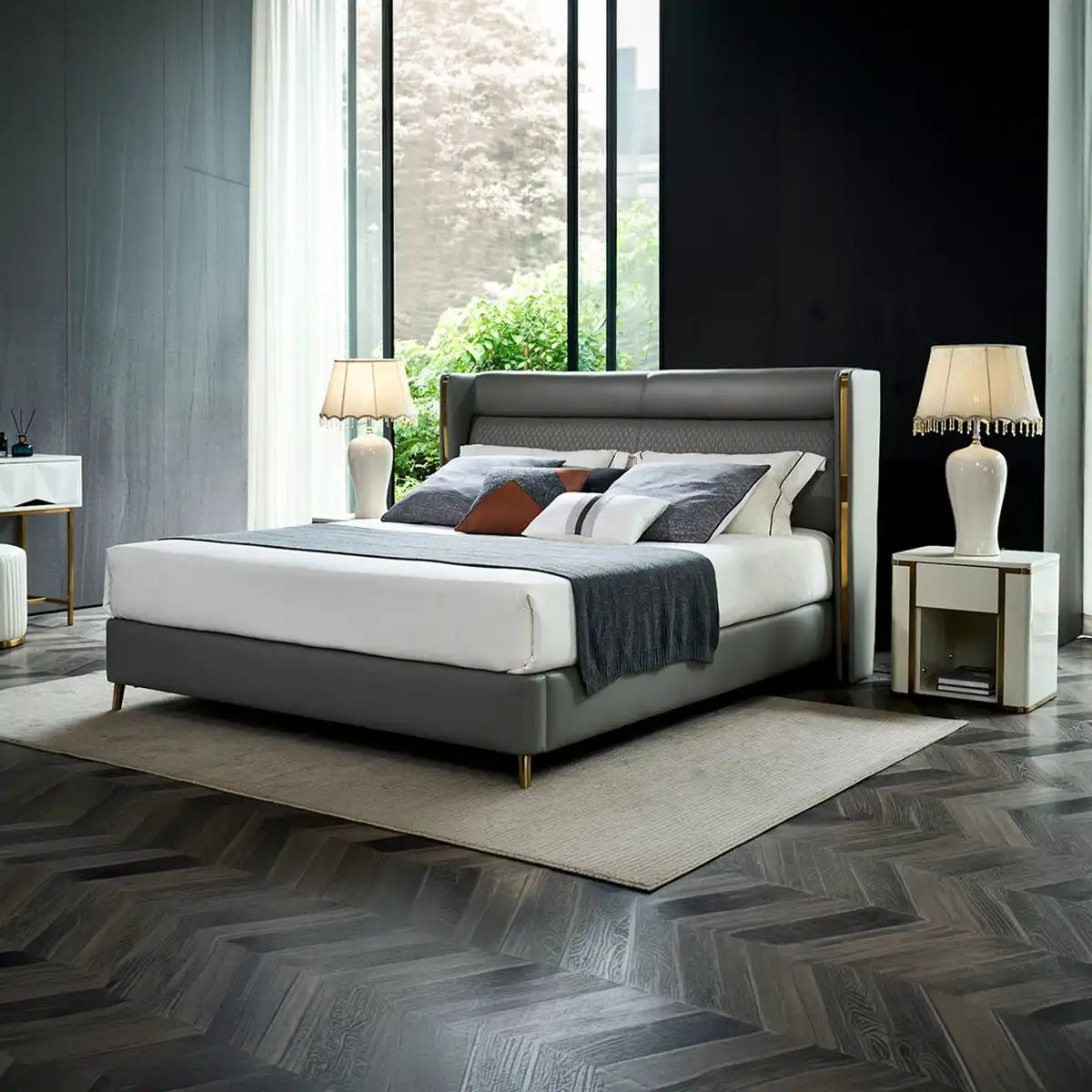 Letto PAOLO - Ridefinisce l'eleganza distintiva e il confronto distintivo