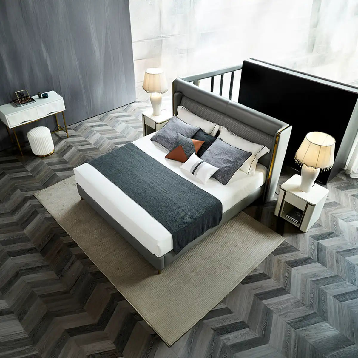 Letto PAOLO - Ridefinisce l'eleganza distintiva e il confronto distintivo