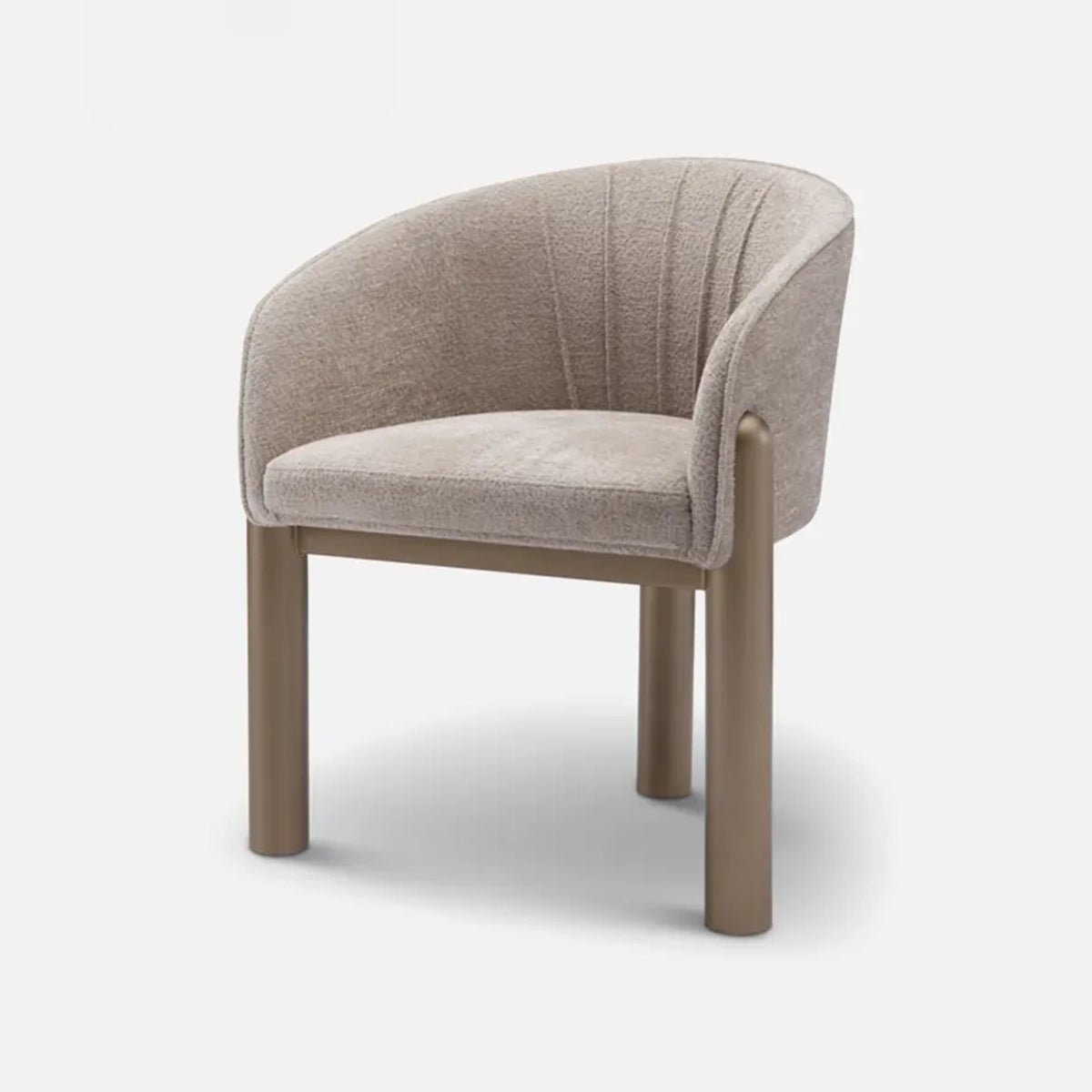 SCAUN DE DINING CU BRATE BAE - Piele ecologic?