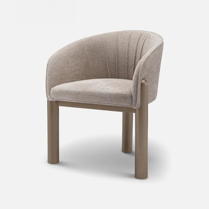 SCAUN DE DINING CU BRATE BAE - Piele ecologic?